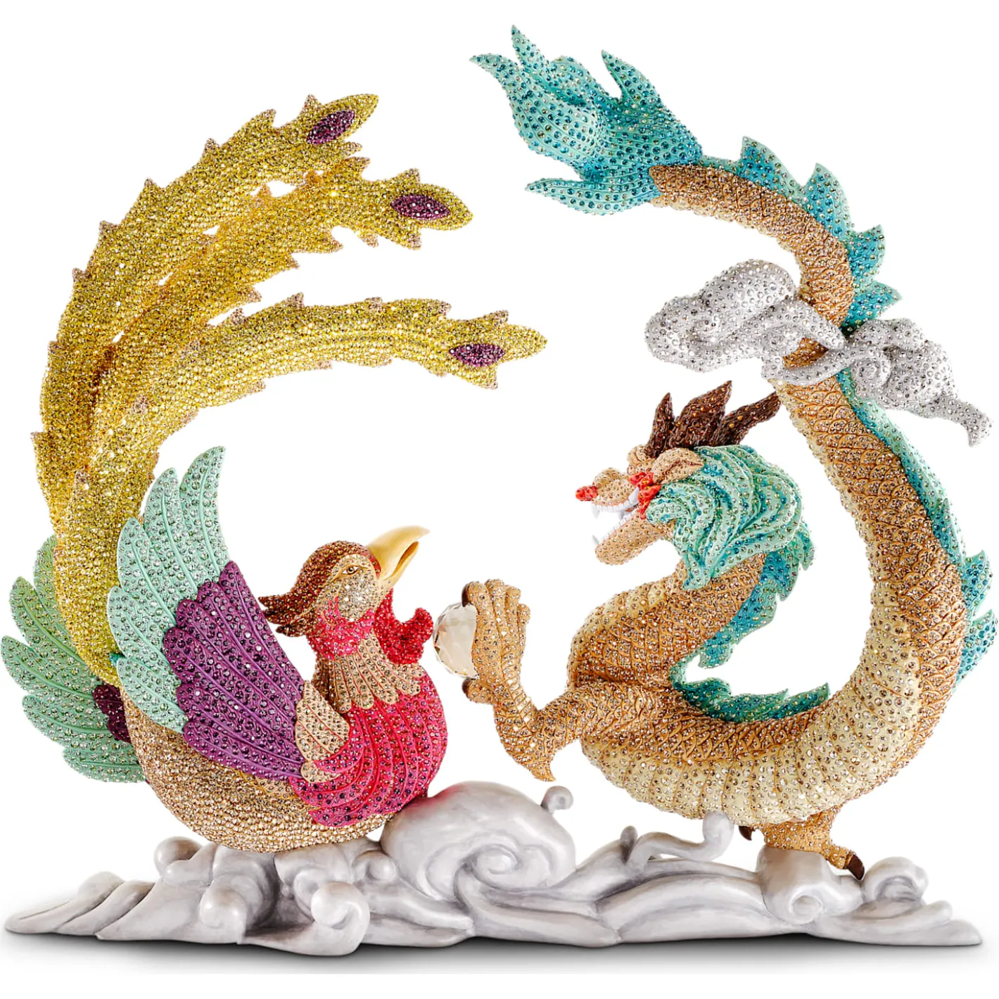 Crystal Myriad Drache und Phönix