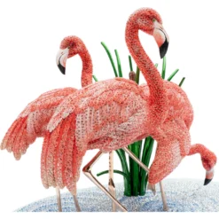 Crystal Myriad Flamingos