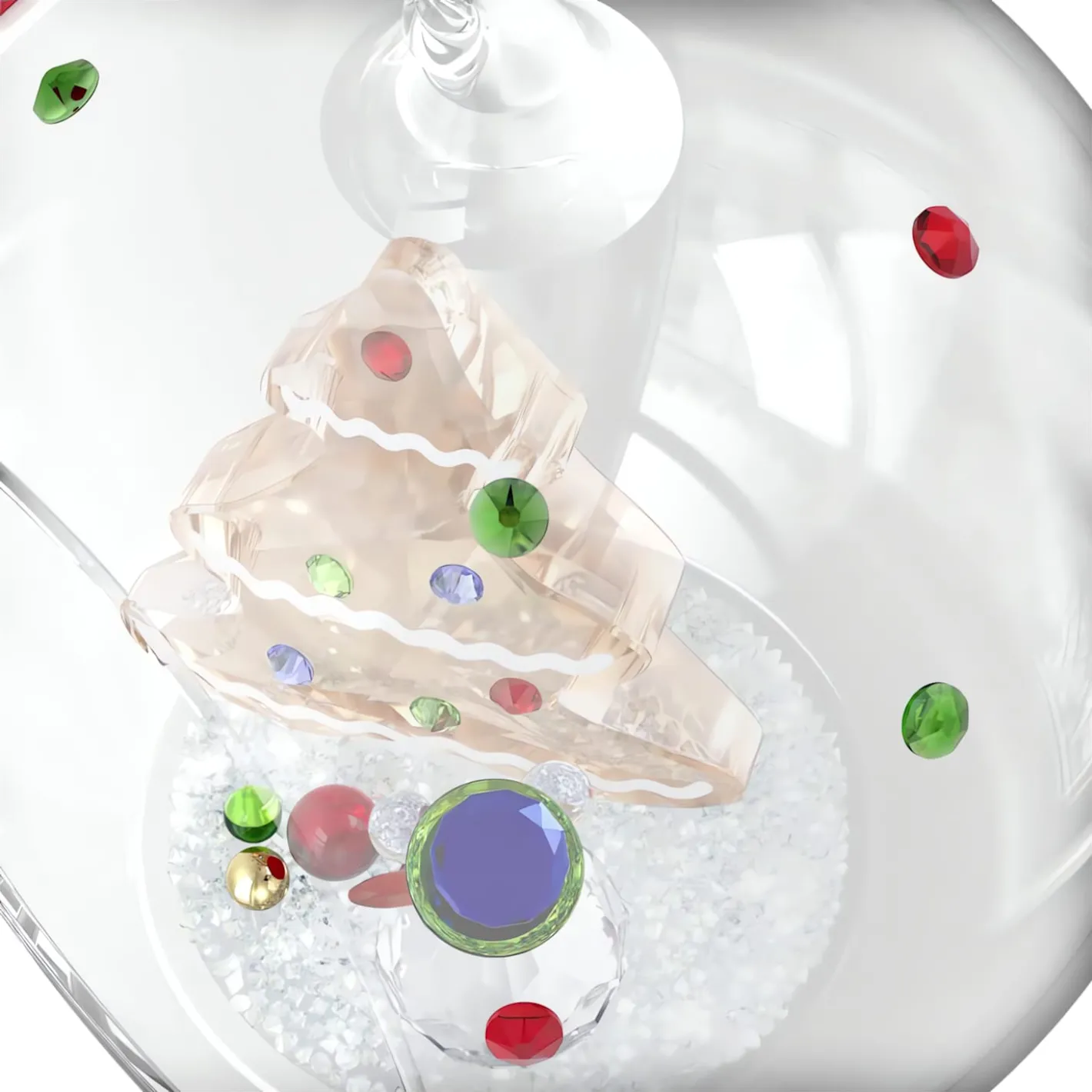 Holiday Cheers Baum und Schneemann Weihnachtskugel