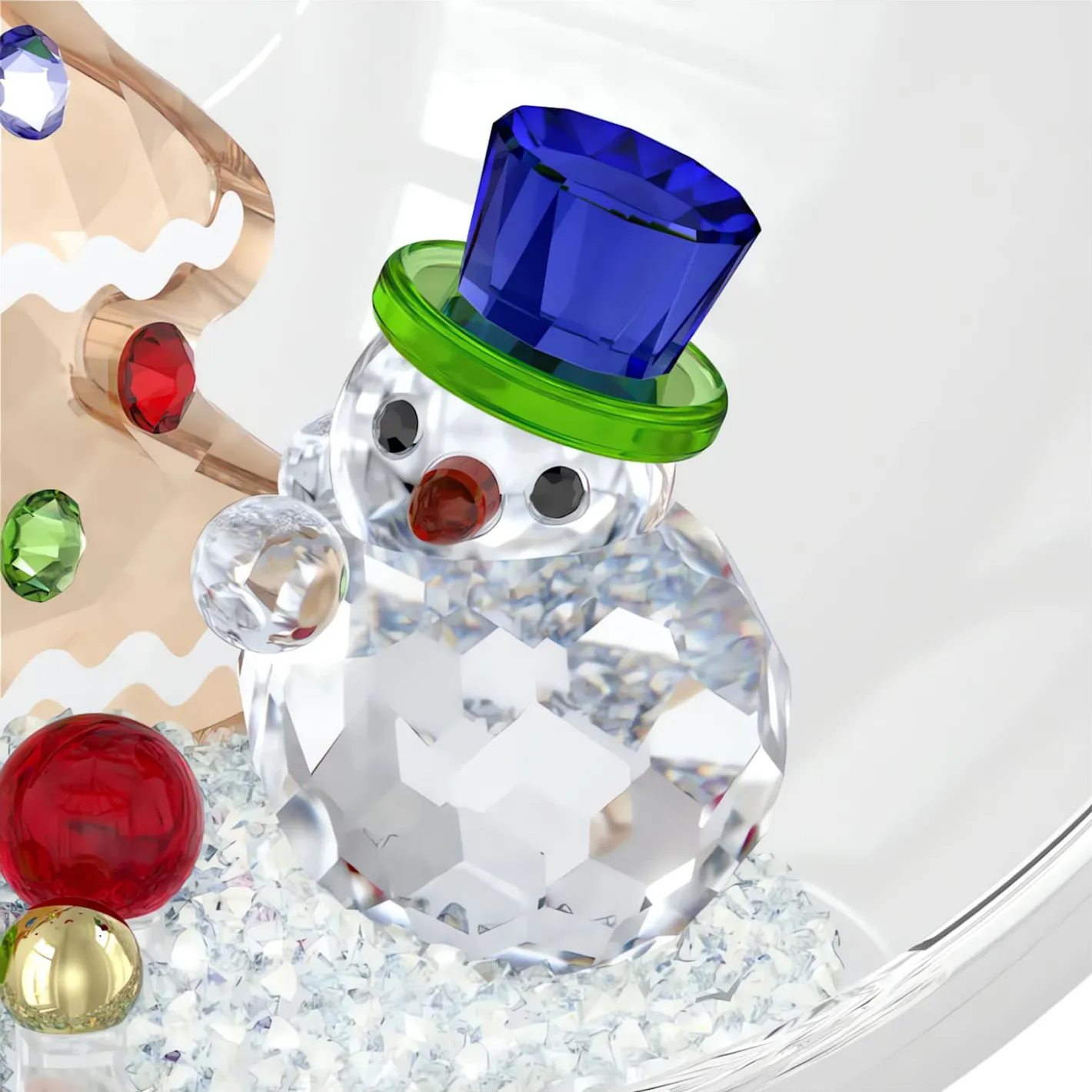 Holiday Cheers Baum und Schneemann Weihnachtskugel