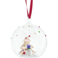 Holiday Cheers Baum und Schneemann Weihnachtskugel