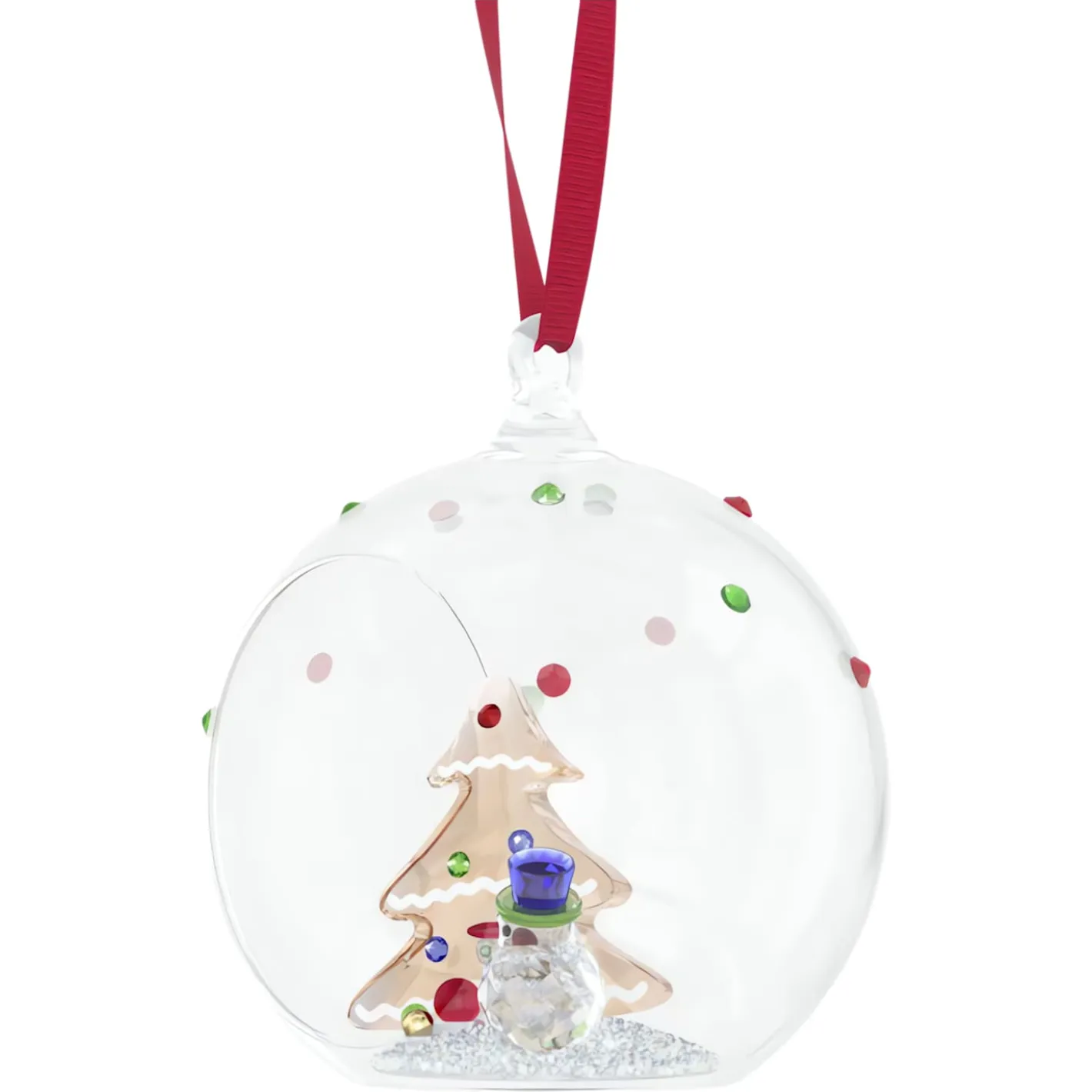 Holiday Cheers Baum und Schneemann Weihnachtskugel