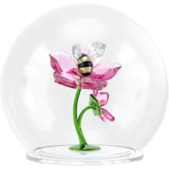 Idyllia Glaskugel Biene und Blumen