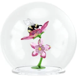Idyllia Glaskugel Biene und Blumen