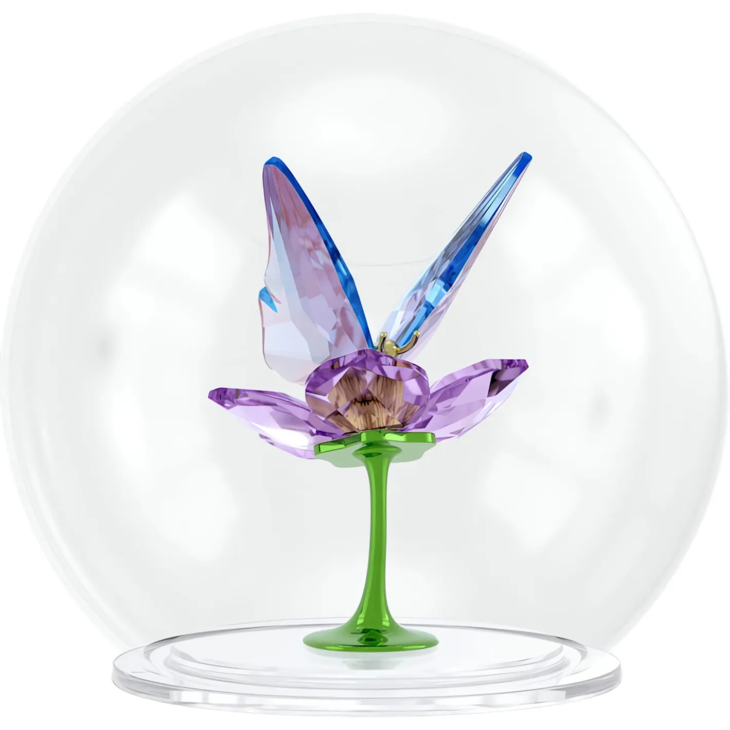 Idyllia Glaskugel Schmetterling und Blume