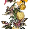 Idyllia Vögel und Schmetterlinge Glasglocke