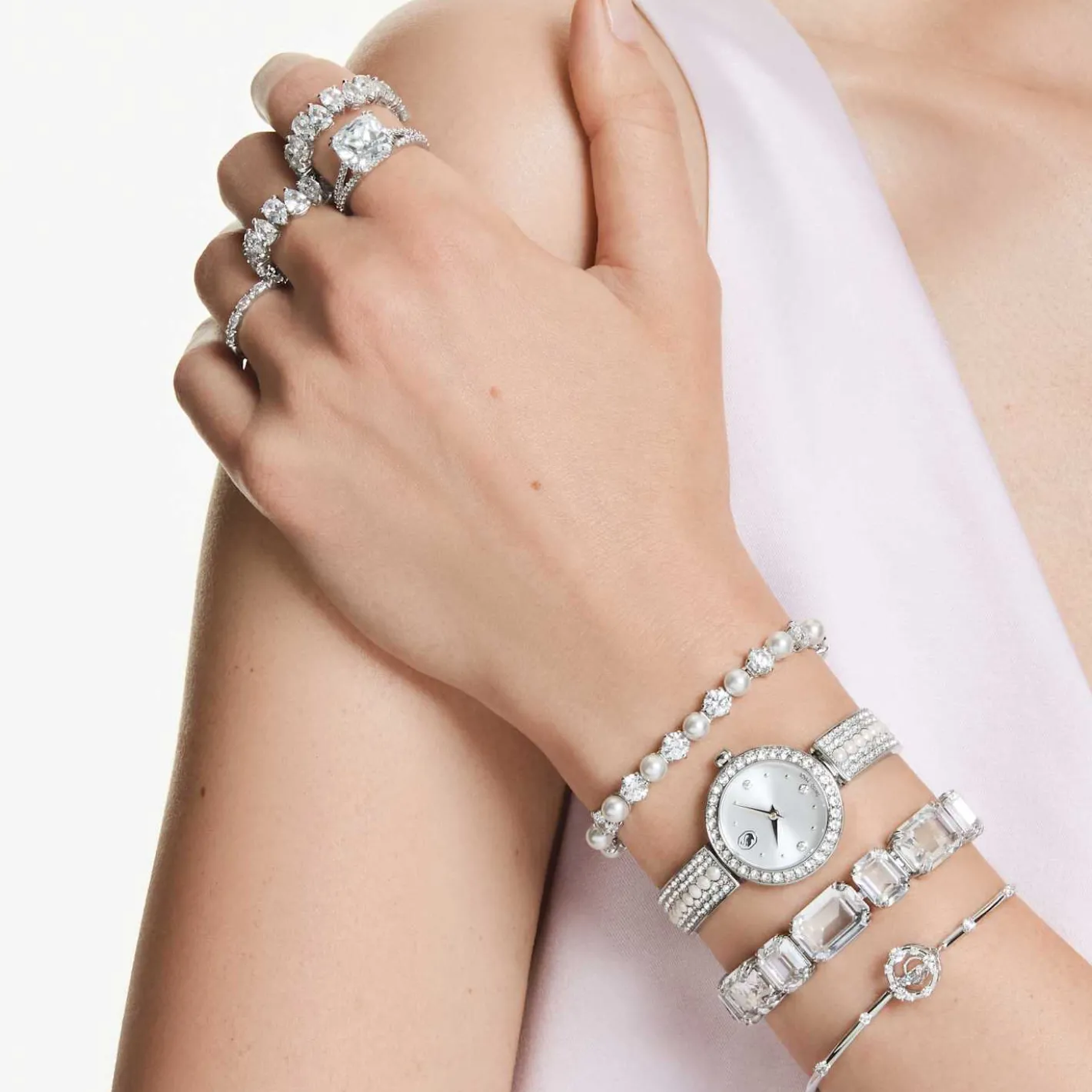 Matrix pearl bangle Uhr