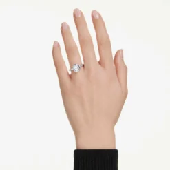 Octagon Ring mit Kesselfassung